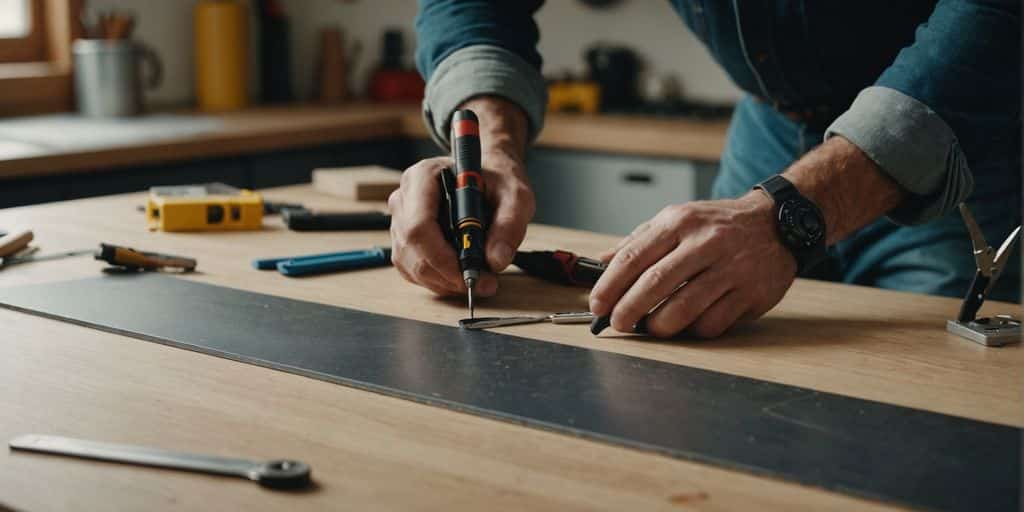 How to fix laminate benchtops