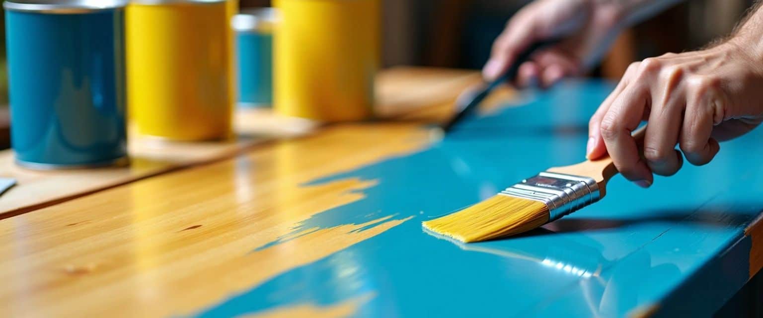 How to Paint Benchtop